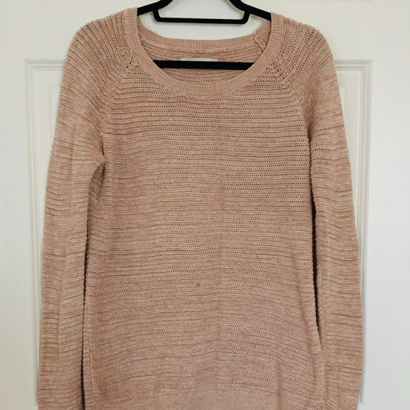 LOFT Sweaters - Loft Blush Knit Cotton Sweater